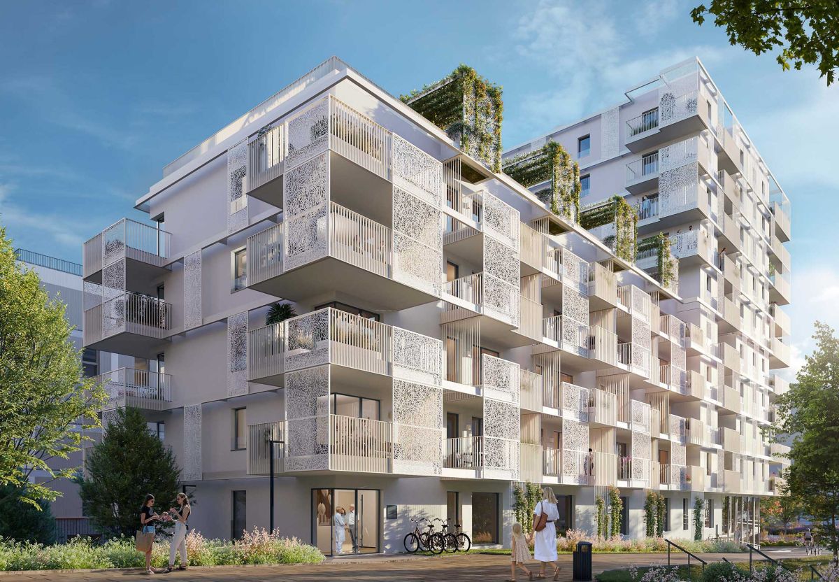 Visualisierung PEAK HOMES im VILLAGE IM DRITTEN © Squarebytes