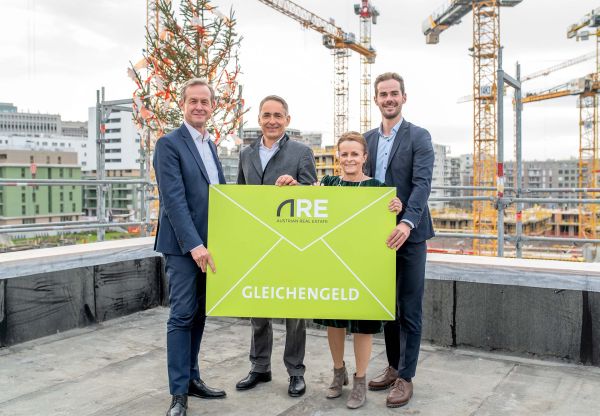 Dachgleiche Baufeld 1+3 | Beck, Rhomberg, Dornaus, Battlog | ©Stefan Seelig