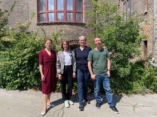 GB*Stadtteilmanagement (vlnr: MArgot Lehmann, Stefanie Simic, Michaela Glanzer, Thomas Leimer)